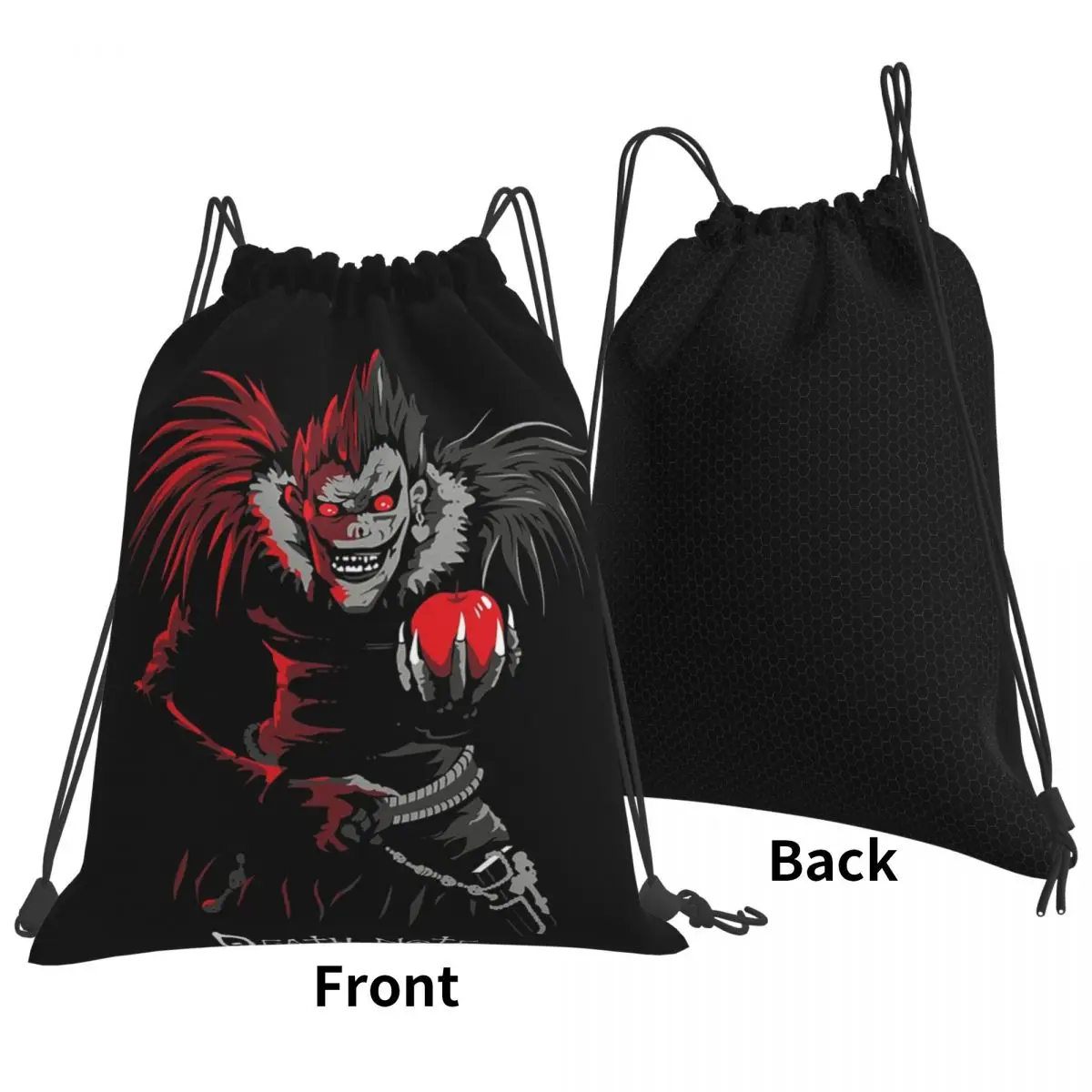 Anime Death Note Backpacks Fashion Drawstring Bags Sports Bag Book Bags for Man Woman Students
Anime Death Note Backpacks Fashion Drawstring Bags Sports Bag Book Bags for Man Woman Students