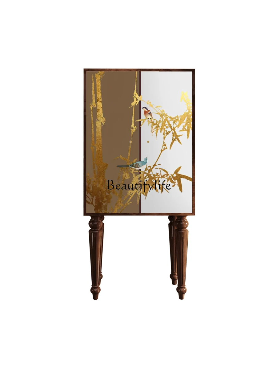 New Chinese Style Light Luxury Solid Wood Chest of Drawers Storage High-Leg Cloakroom Wall Storage Side Cabinet
New Chinese Style Light Luxury Solid Wood Chest of Drawers Storage High-Leg Cloakroom Wall Storage Side Cabinet