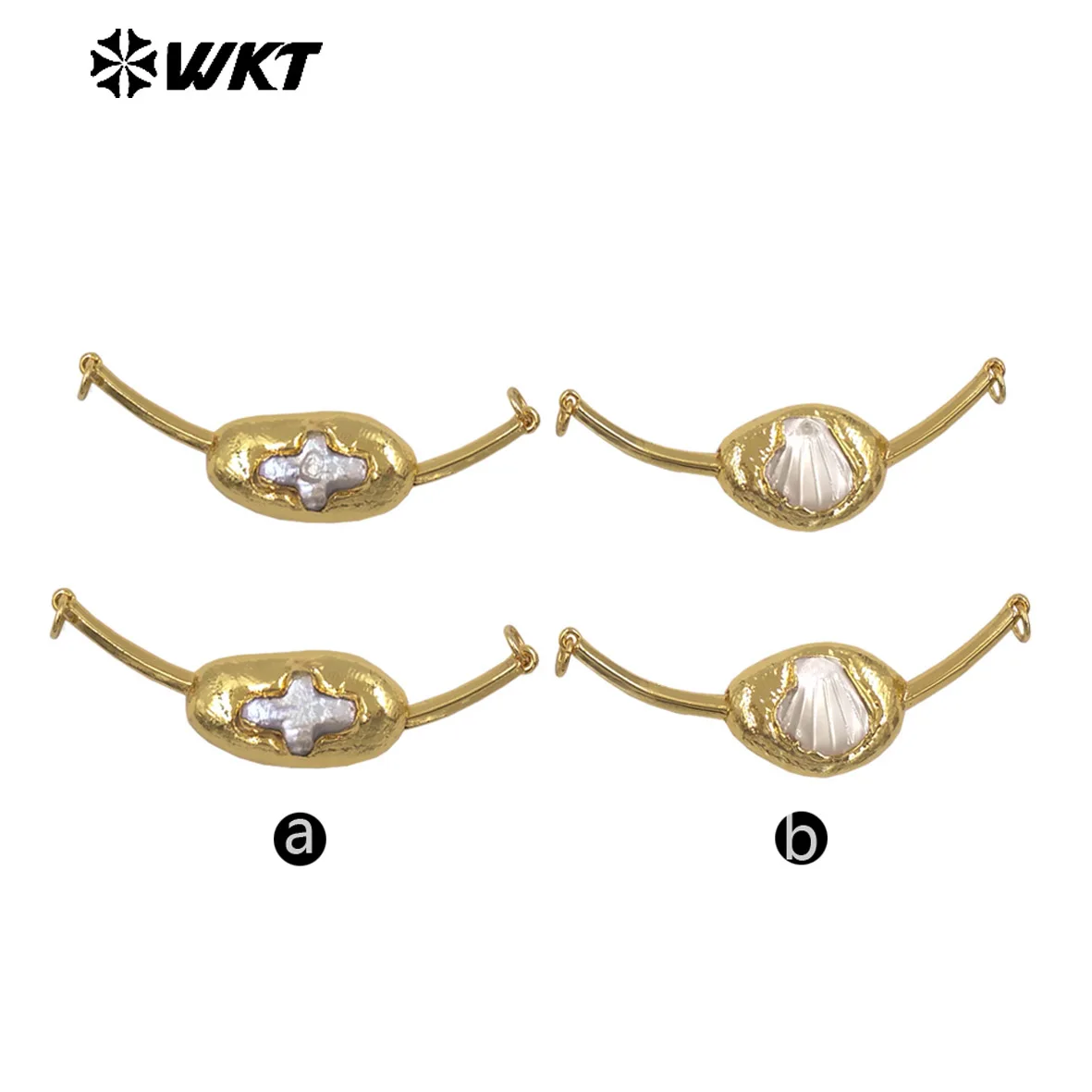 WT-PC016 Newest Luxury Double Hoops Gold Electroplated Natural Freshwater Pearl Connectors For Lady Fashion Bracelet DIY
WT-PC016 Newest Luxury Double Hoops Gold Electroplated Natural Freshwater Pearl Connectors For Lady Fashion Bracelet DIY