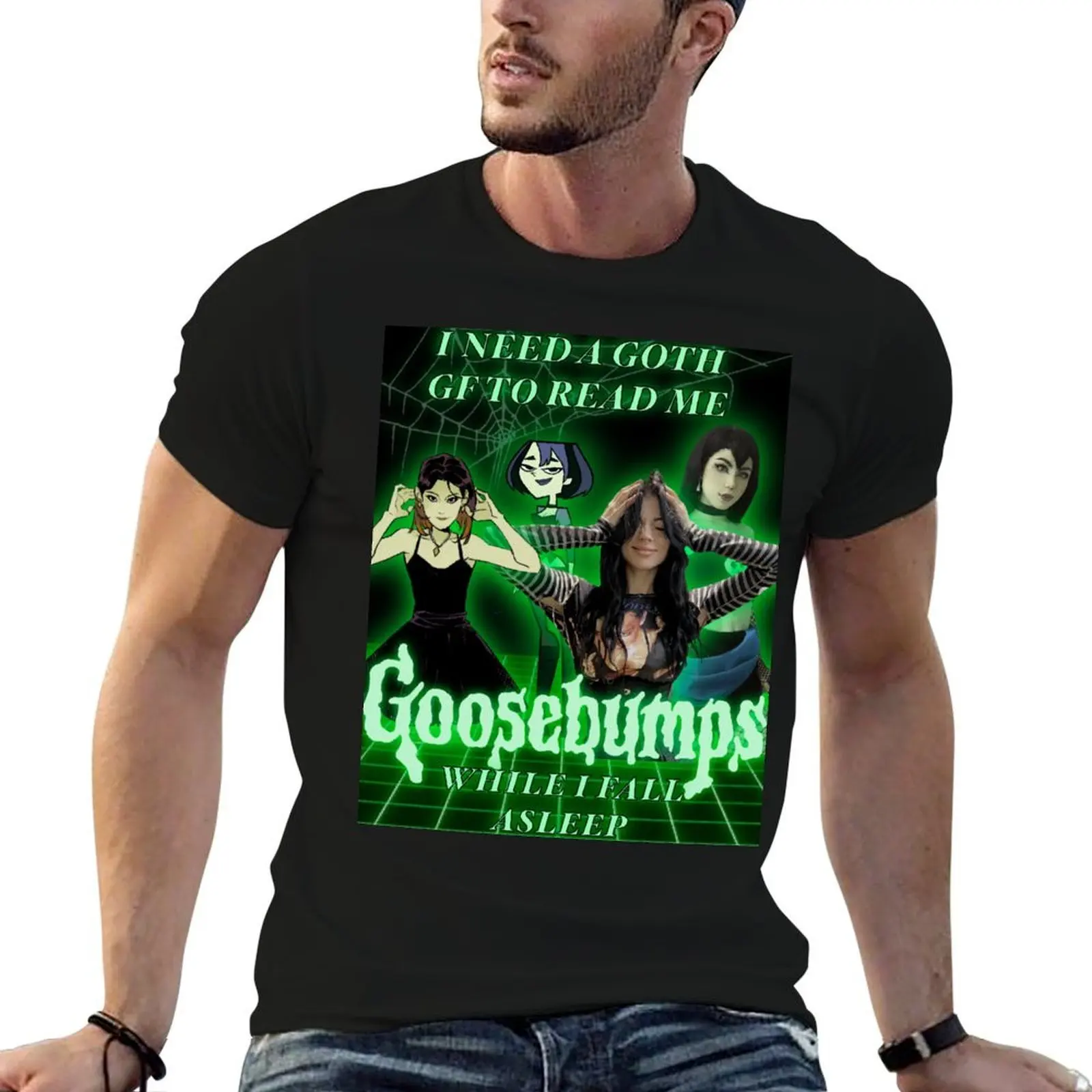 Goth GF Goosebumps T-Shirt man t shirts for men casual t shirts designer T-Shirt 
Goth GF Goosebumps T-Shirt man t shirts for men casual t shirts designer T-Shirt