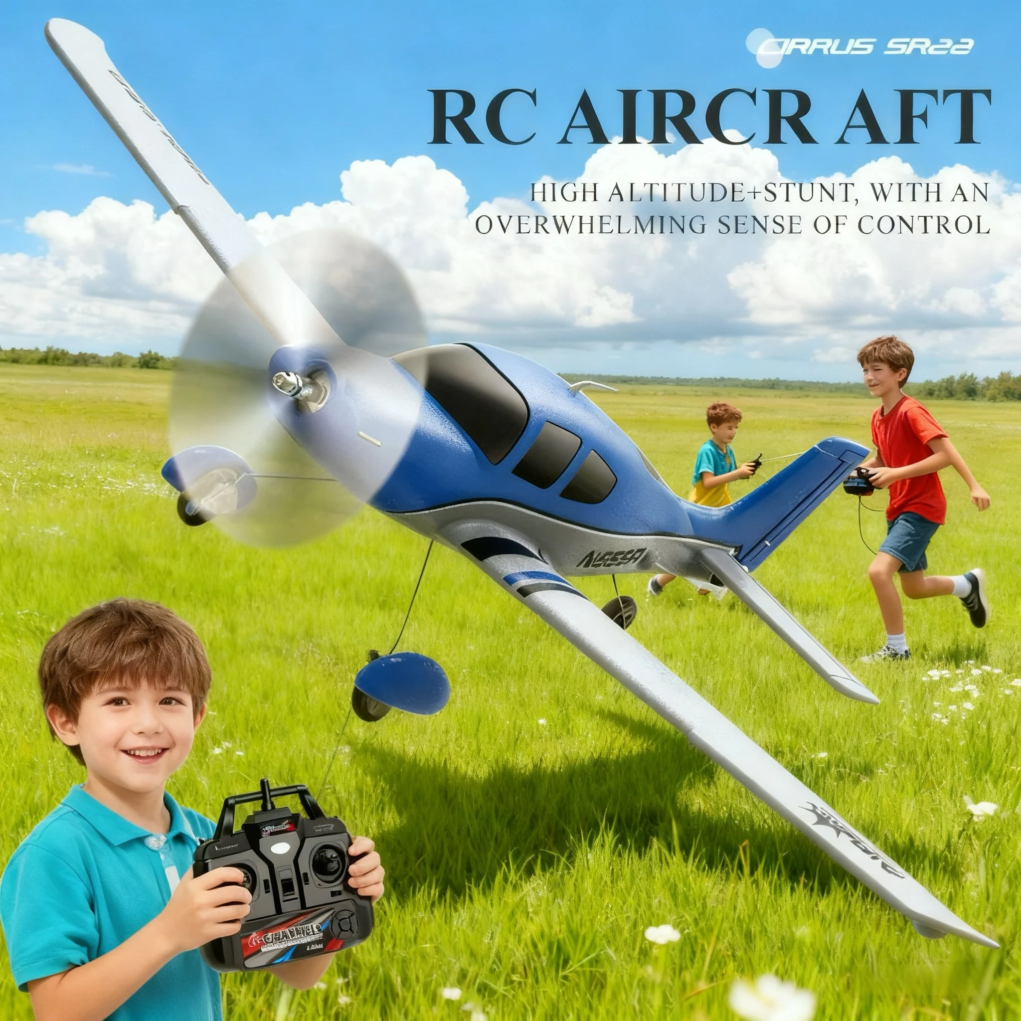 QIDI580 2.4G 520mm high-altitude stunt remote-controlled glider, a children's toy aircraft with a foam material fixed wing.
QIDI580 2.4G 520mm high-altitude stunt remote-controlled glider, a children's toy aircraft with a foam material fixed wing.