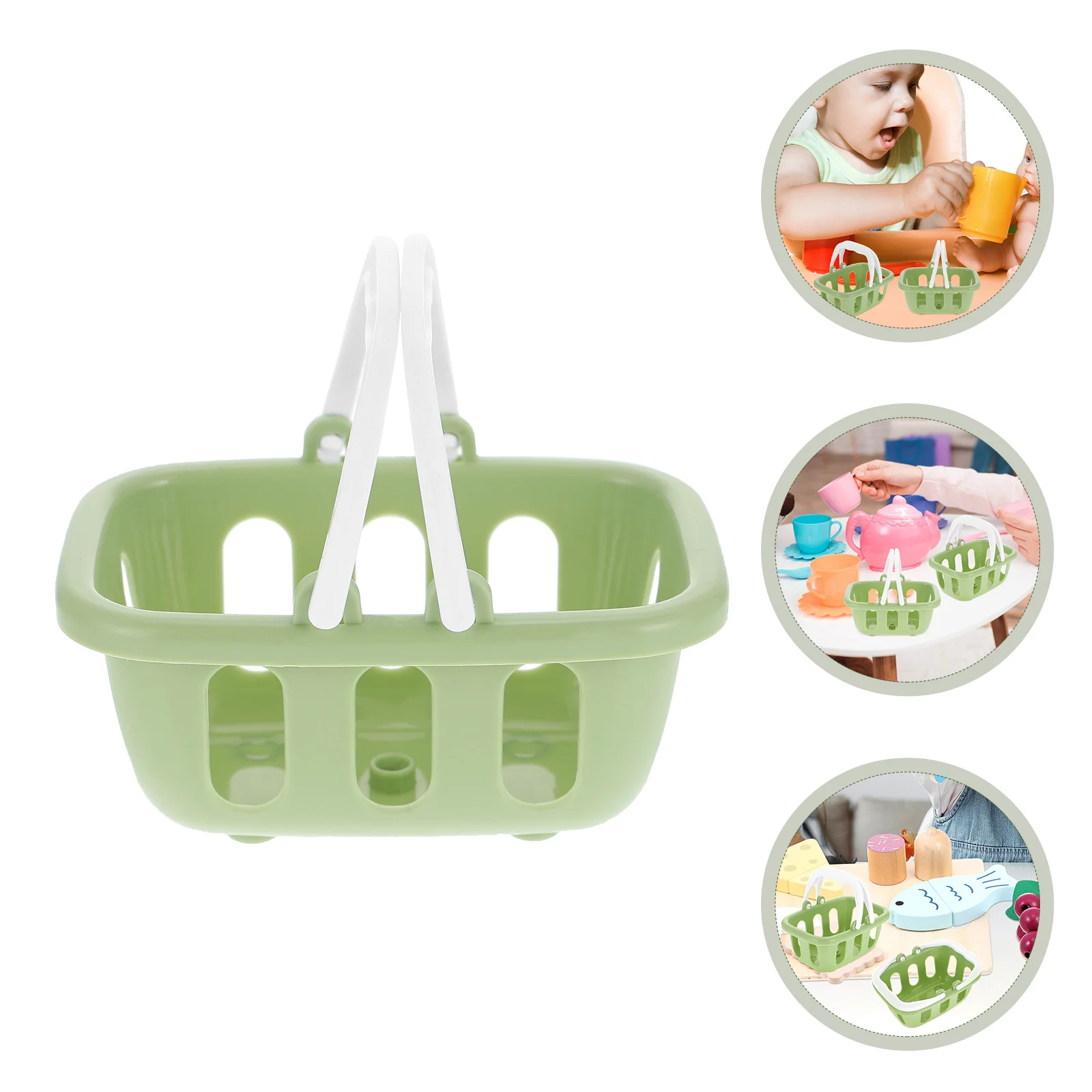 8 Pcs Toy Shopping Basket Mini Storage with Handle Vegetable Child Baskets Toddler Toys for Girls
8 Pcs Toy Shopping Basket Mini Storage with Handle Vegetable Child Baskets Toddler Toys for Girls