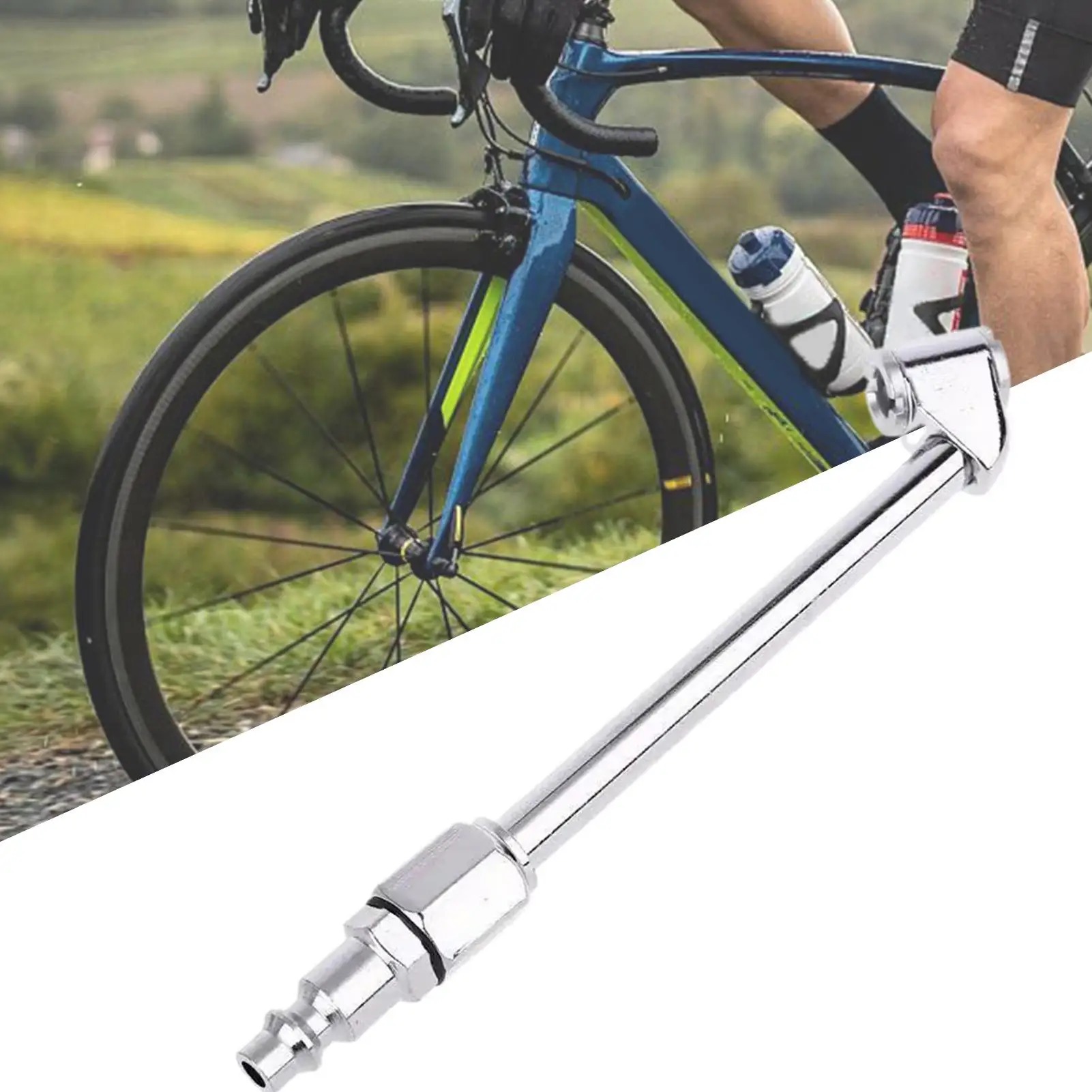 Heavy Duty Metal Air Chucks, Straight Foot Quick Plug Nozzle, Tire Inflator Connector for Car Truck Motorcycle Bicycle Garage
Heavy Duty Metal Air Chucks, Straight Foot Quick Plug Nozzle, Tire Inflator Connector for Car Truck Motorcycle Bicycle Garage