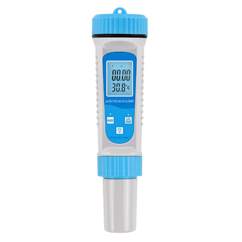 A19F-Bluetooth 6-In-1 TDS Meter Digital Water Tester EC TDS SALT SG Temperature PH Meter Aquarium Water Tester Easy Install
A19F-Bluetooth 6-In-1 TDS Meter Digital Water Tester EC TDS SALT SG Temperature PH Meter Aquarium Water Tester Easy Install