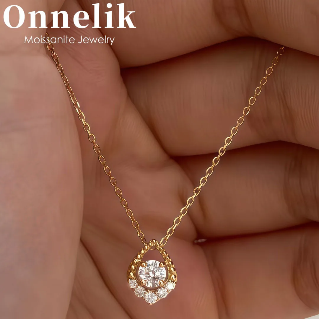 Onnelik S925 Sterling Silver Mermaid Tears Moissanite Pendant Necklace Unique Minimalist Advanced Design Dainty Collarbone Chain
Onnelik S925 Sterling Silver Mermaid Tears Moissanite Pendant Necklace Unique Minimalist Advanced Design Dainty Collarbone Chain