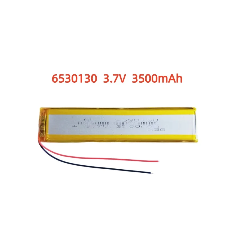 6530130 3.7V 3500mAh Lithium Polymer LiPo Rechargeable Battery Li cells For PAD DVD E-book Note Book Bluetooth Headset Mobile 
6530130 3.7V 3500mAh Lithium Polymer LiPo Rechargeable Battery Li cells For PAD DVD E-book Note Book Bluetooth Headset Mobile