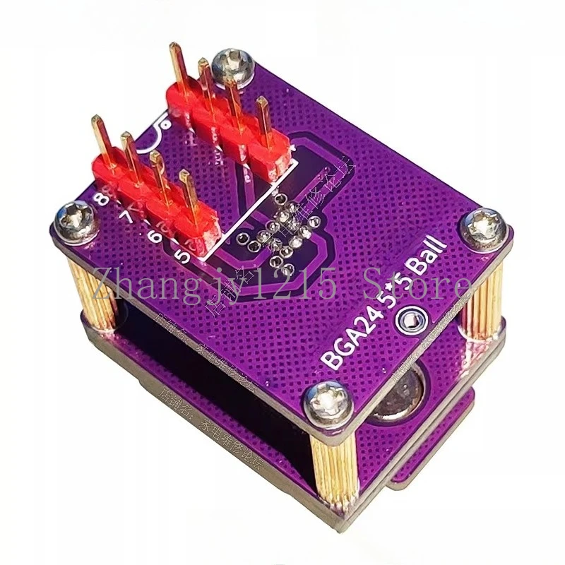 BGA24 Reader/Writer Block, Chip Burn Test, Automotive Adapter 5X5 Ball Flip Probe IC Block
BGA24 Reader/Writer Block, Chip Burn Test, Automotive Adapter 5X5 Ball Flip Probe IC Block