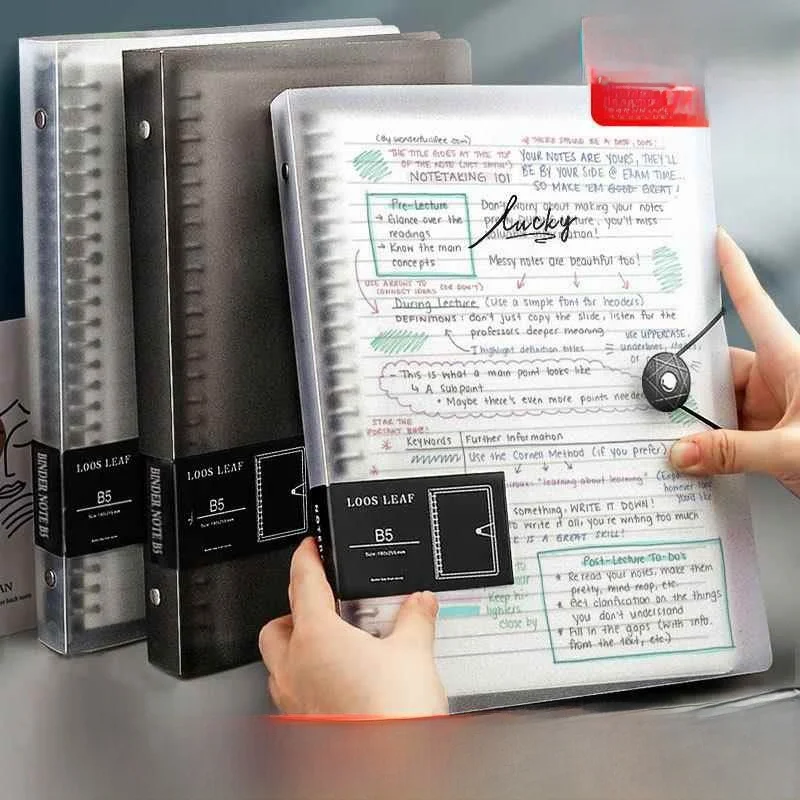 Detachable Student Notebook with Index Tags A4 B5 Grid Loose Leaf Spiral Bound Notebook for College Students And Postgraduate...
Detachable Student Notebook with Index Tags A4 B5 Grid Loose Leaf Spiral Bound Notebook for College Students And Postgraduate...