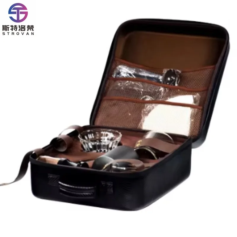Portable Pour Over Coffee Maker Kit Travel Gift Bag Set with Kettle Dripper Grinder Filter Paper Glass Server for Camp Barista
Portable Pour Over Coffee Maker Kit Travel Gift Bag Set with Kettle Dripper Grinder Filter Paper Glass Server for Camp Barista