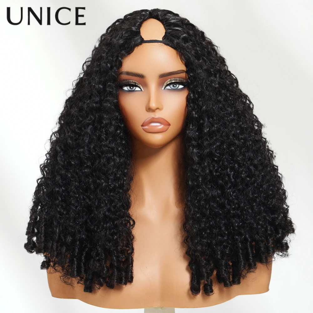 UNice Curly V Part Wig With Finger Coil Ends & Invisi Drawstring Clip-in Human Hair Wigs Fit For All Sizes Beginner Friendly
UNice Curly V Part Wig With Finger Coil Ends & Invisi Drawstring Clip-in Human Hair Wigs Fit For All Sizes Beginner Friendly