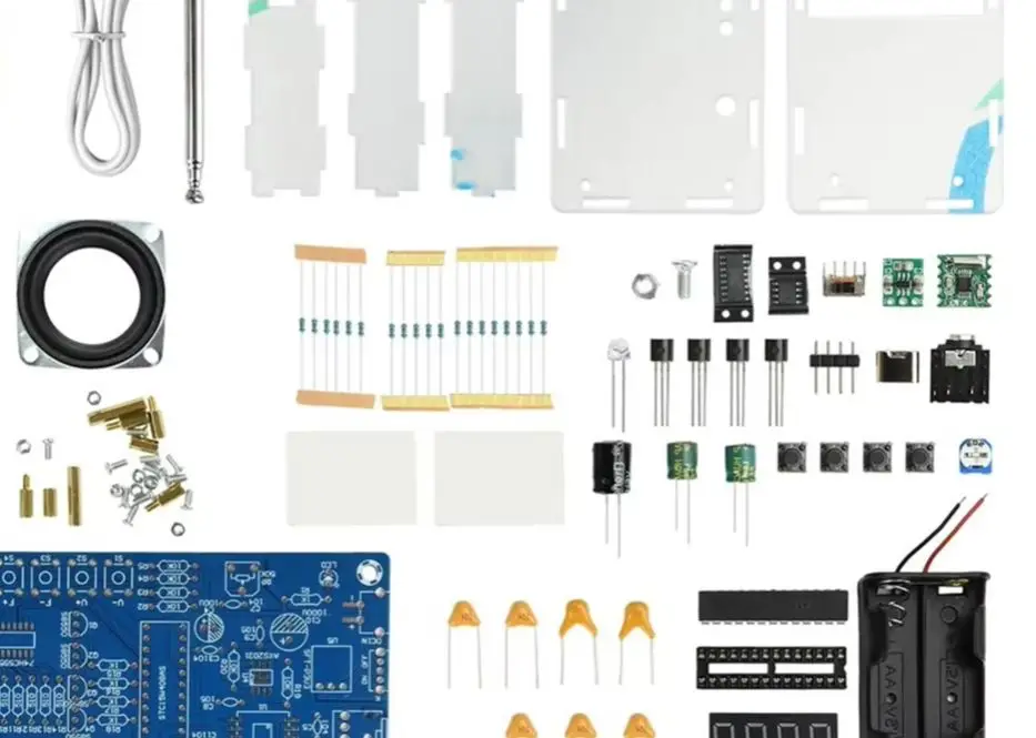 Digital FM Radio DIY Electronics Kit, Soldering Practice Radio Learning Kit, 87.5-108MHz DIY Electronic Components
Digital FM Radio DIY Electronics Kit, Soldering Practice Radio Learning Kit, 87.5-108MHz DIY Electronic Components