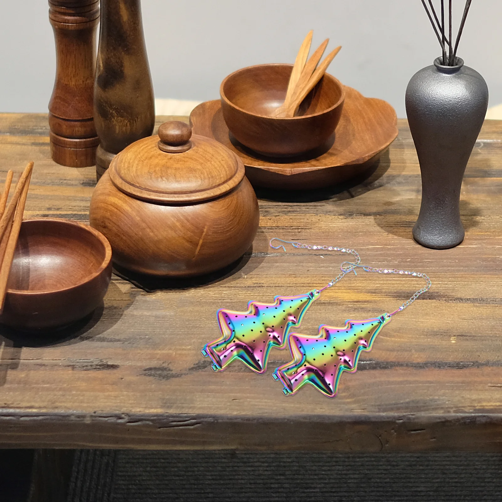 2 шт., цепочка для заварки чая в виде рождественской елки из нержавеющей стали, тонкая сетка, ситечко для листового чая, многоразовый кухонный аксессуар
2 шт., цепочка для заварки чая в виде рождественской елки из нержавеющей стали, тонкая сетка, ситечко для листового чая, многоразовый кухонный аксессуар