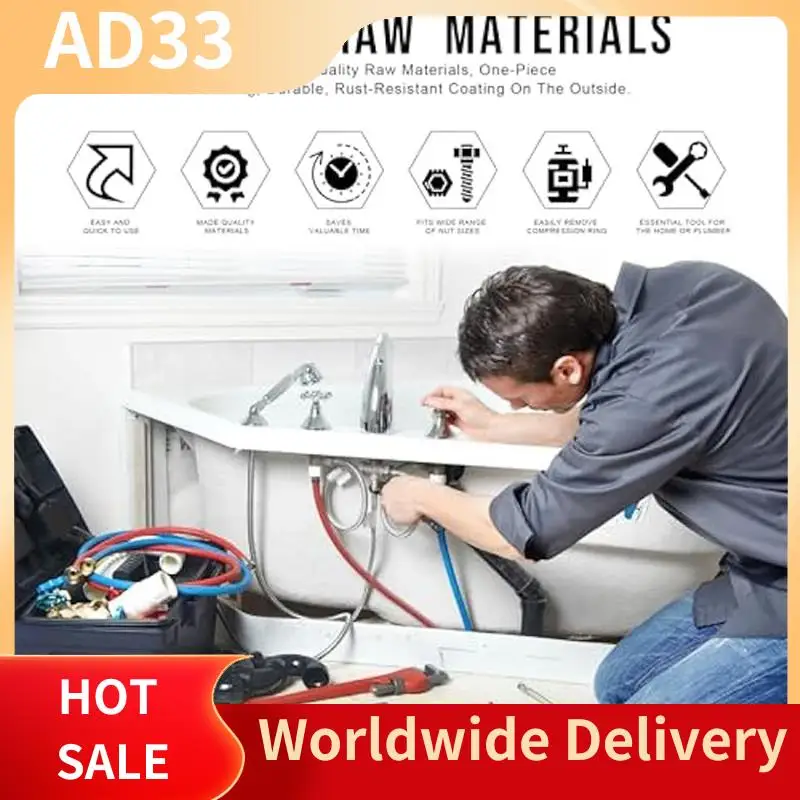 Top Deals Plumbing Tools, Angle Stop Wrench, 5/16Inch & 5/8Inch Plumber Wrench Tools For Installing Compression Ring And Removin
Top Deals Plumbing Tools, Angle Stop Wrench, 5/16Inch & 5/8Inch Plumber Wrench Tools For Installing Compression Ring And Removin