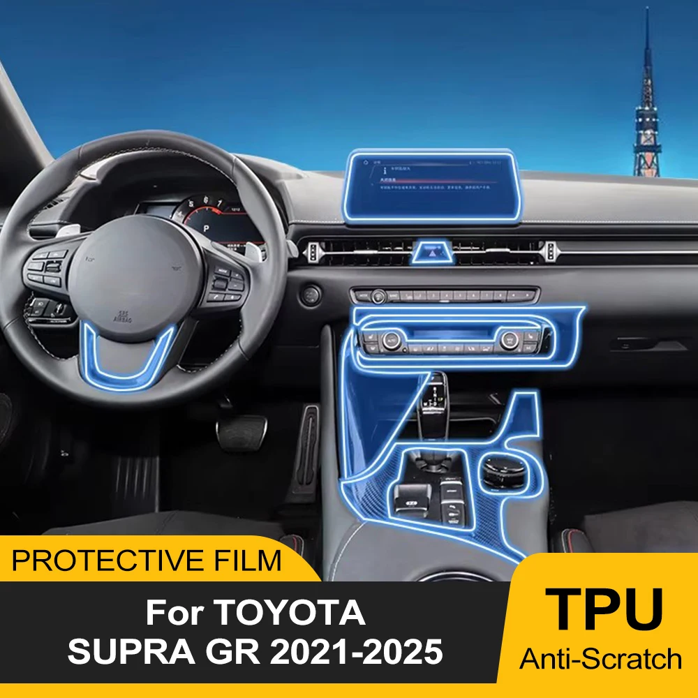Car TPU Film For Toyota Supra GR 2021-2025 Central Control Screen Navigation Anti Scratch Interior Pre-cut PPF Film Accessories
Car TPU Film For Toyota Supra GR 2021-2025 Central Control Screen Navigation Anti Scratch Interior Pre-cut PPF Film Accessories