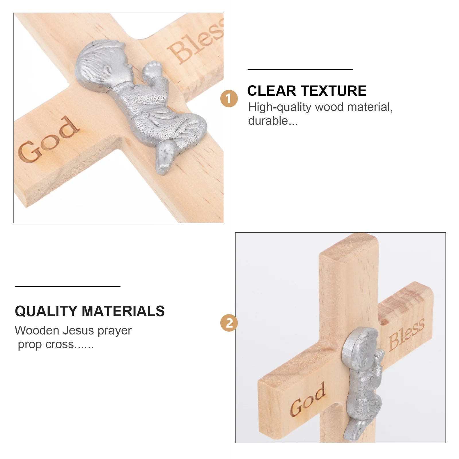 Wooden Cross Prayer Wall Decor Solid Wood Craft Christian Cross Pendant Hanging Ornament Decorative Religious Home Display
Wooden Cross Prayer Wall Decor Solid Wood Craft Christian Cross Pendant Hanging Ornament Decorative Religious Home Display