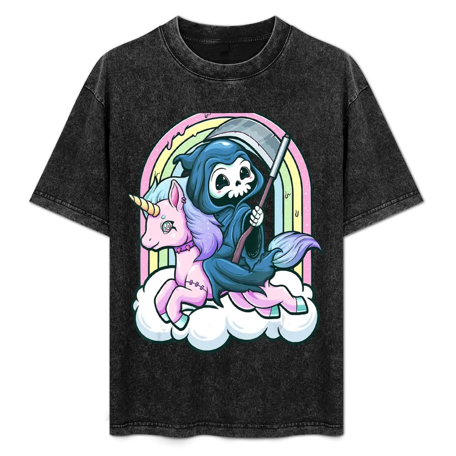 Kawaii Pastel Goth Cute Creepy Unicorn Grim Reaper T-Shirt Plus Size All Match Tee Shirt
Kawaii Pastel Goth Cute Creepy Unicorn Grim Reaper T-Shirt Plus Size All Match Tee Shirt