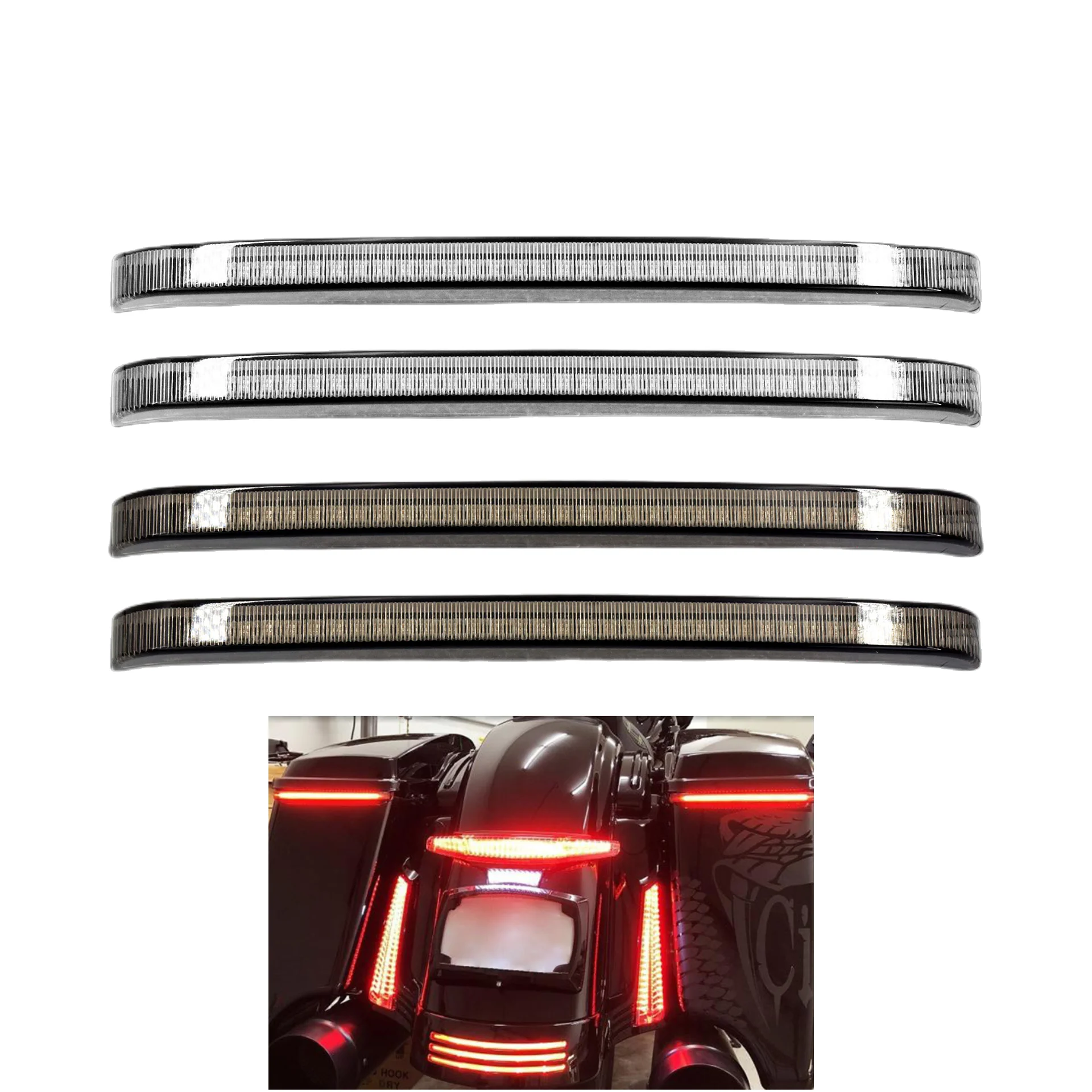 Motorcycle Led Saddlebag Brake Flowing Turn Signal Accent Light For Harley Touring 2014-2022 Electra Glide Road Glide FLHR CVO
Motorcycle Led Saddlebag Brake Flowing Turn Signal Accent Light For Harley Touring 2014-2022 Electra Glide Road Glide FLHR CVO