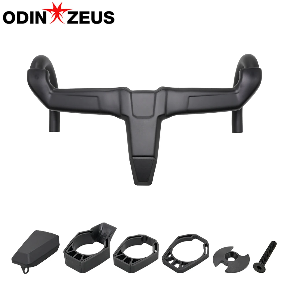 ODINZEUS EVO carbon fiber aero integrated road bike handlebars, internal/external cable routing, 31.8mm/28.6mm, Di2, 360mm-420mm
ODINZEUS EVO carbon fiber aero integrated road bike handlebars, internal/external cable routing, 31.8mm/28.6mm, Di2, 360mm-420mm