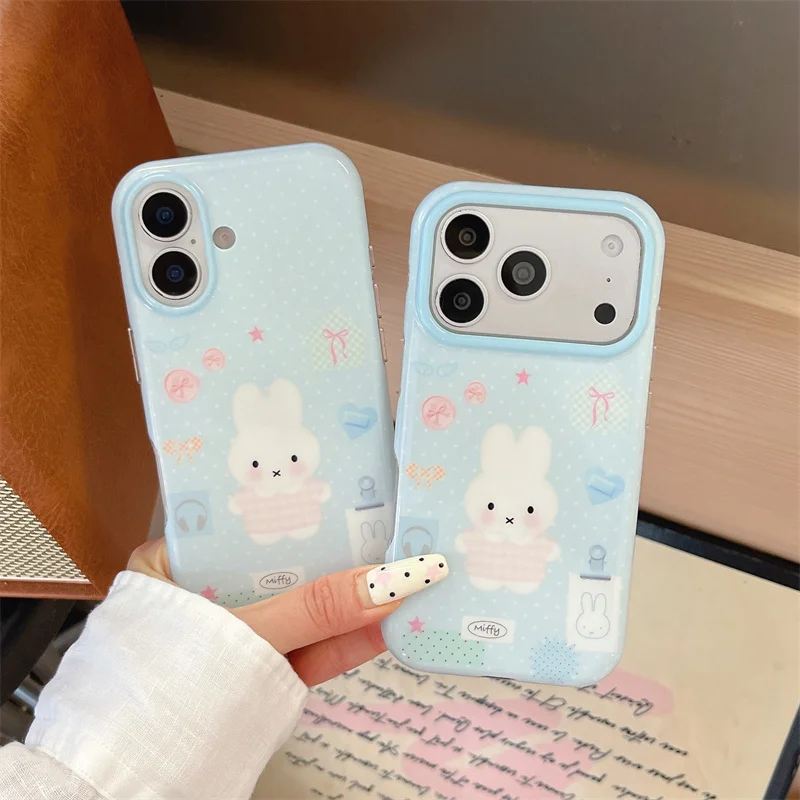 Cute Cartoon Rabbit Phone Case For iPhone 17 16 15 Pro Max Soft TPU Shockproof Blue Clear Cover Camera Protection Coque Shell
Cute Cartoon Rabbit Phone Case For iPhone 17 16 15 Pro Max Soft TPU Shockproof Blue Clear Cover Camera Protection Coque Shell