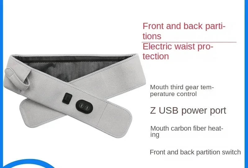 Electric Tropical Pulse Protection Belt Carbon Fiber Electric Heating Sweating Waist Warming Abdominal Warming and Unblocking
Electric Tropical Pulse Protection Belt Carbon Fiber Electric Heating Sweating Waist Warming Abdominal Warming and Unblocking