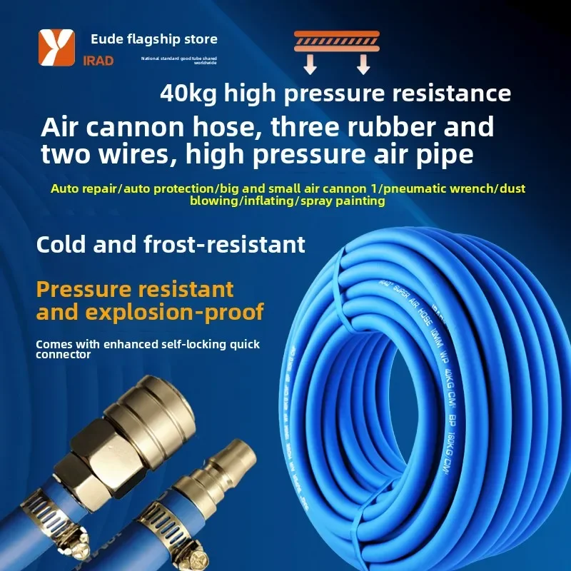 Professional Air Impact Wrench Hose for Auto Repair High Pressure Air Compressor Accessories
Professional Air Impact Wrench Hose for Auto Repair High Pressure Air Compressor Accessories
