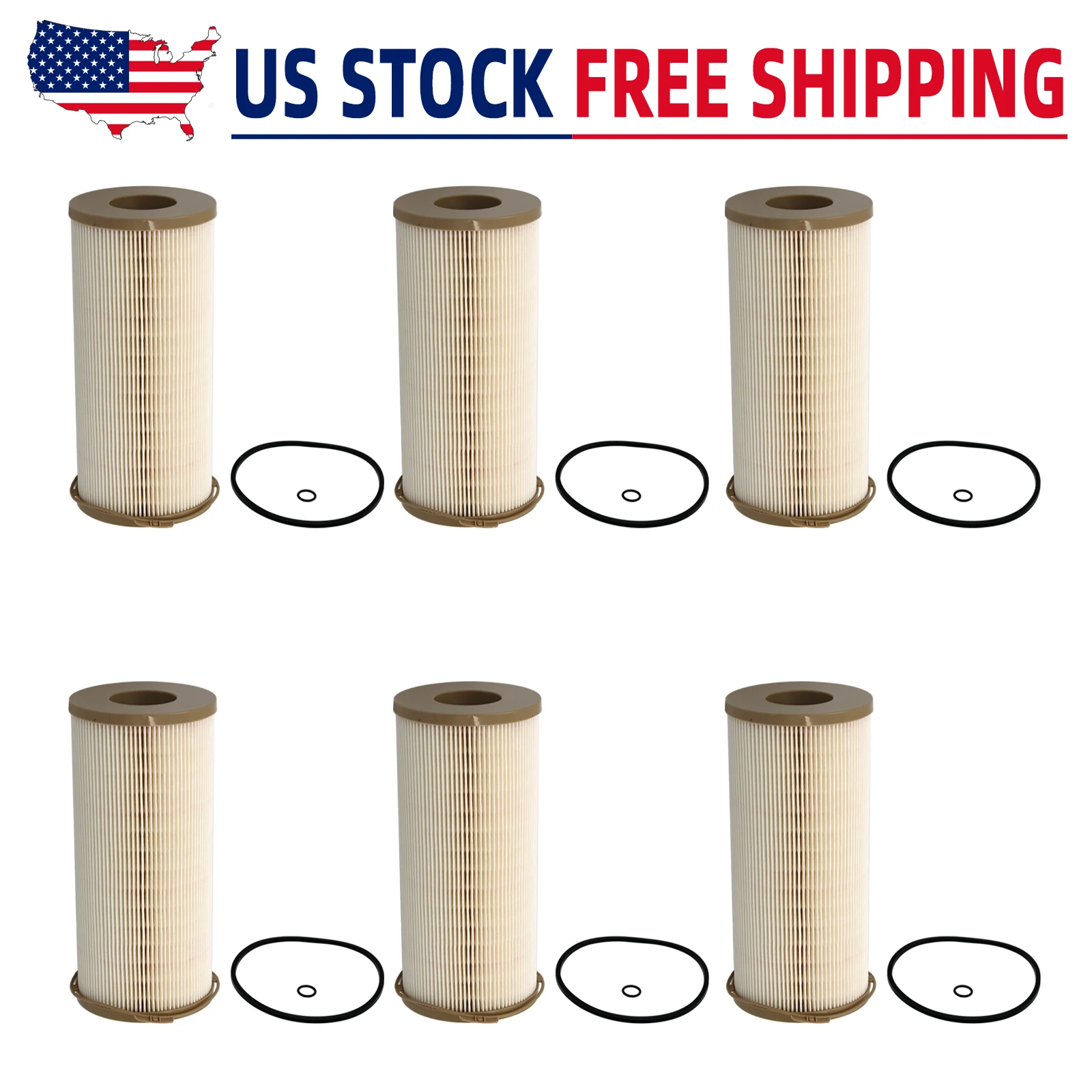 2020PM 30 Micron Diesel Fuel Filter Cartridge, Fits Racor 1000FG/1000F, 1000 Turbine Series (set of 6)
2020PM 30 Micron Diesel Fuel Filter Cartridge, Fits Racor 1000FG/1000F, 1000 Turbine Series (set of 6)