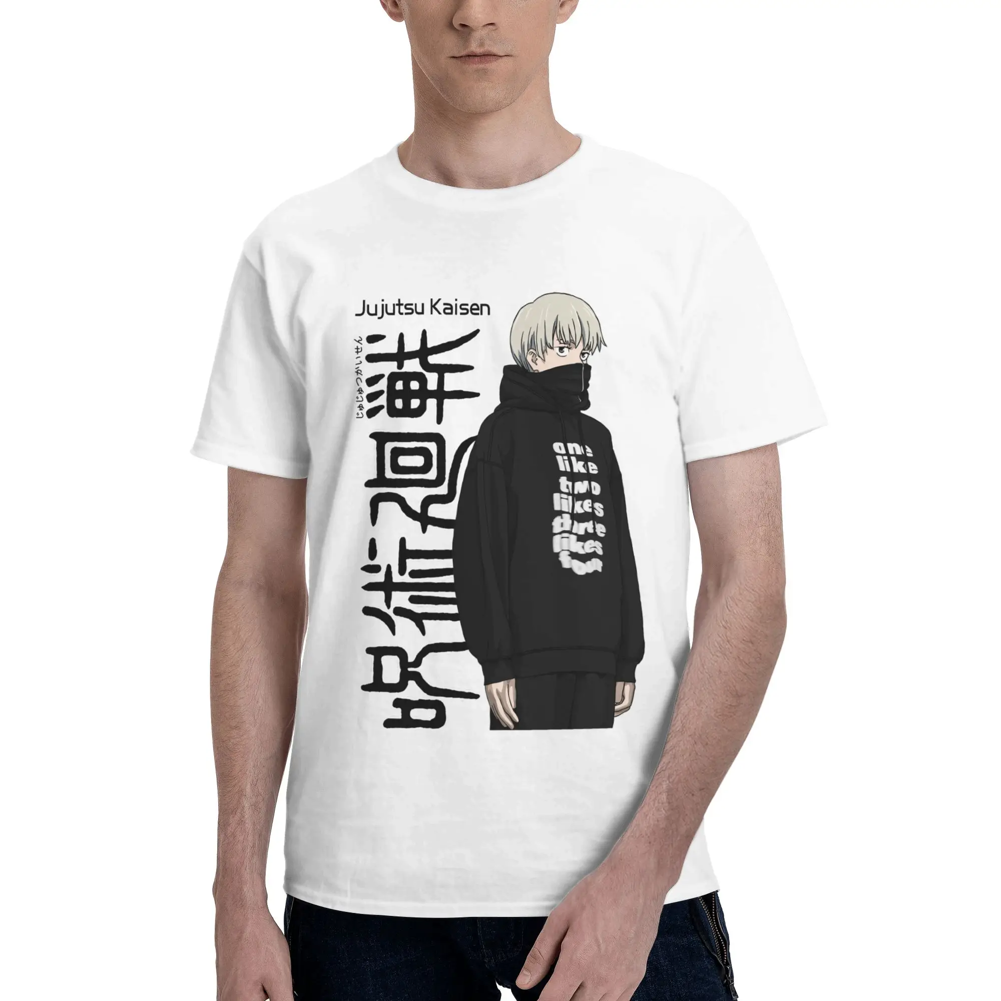 Мужская футболка Bandai Jujutsu Kaisen, одежда в стиле аниме, уникальная футболка с короткими рукавами, хлопковая футболка fugees
Мужская футболка Bandai Jujutsu Kaisen, одежда в стиле аниме, уникальная футболка с короткими рукавами, хлопковая футболка fugees