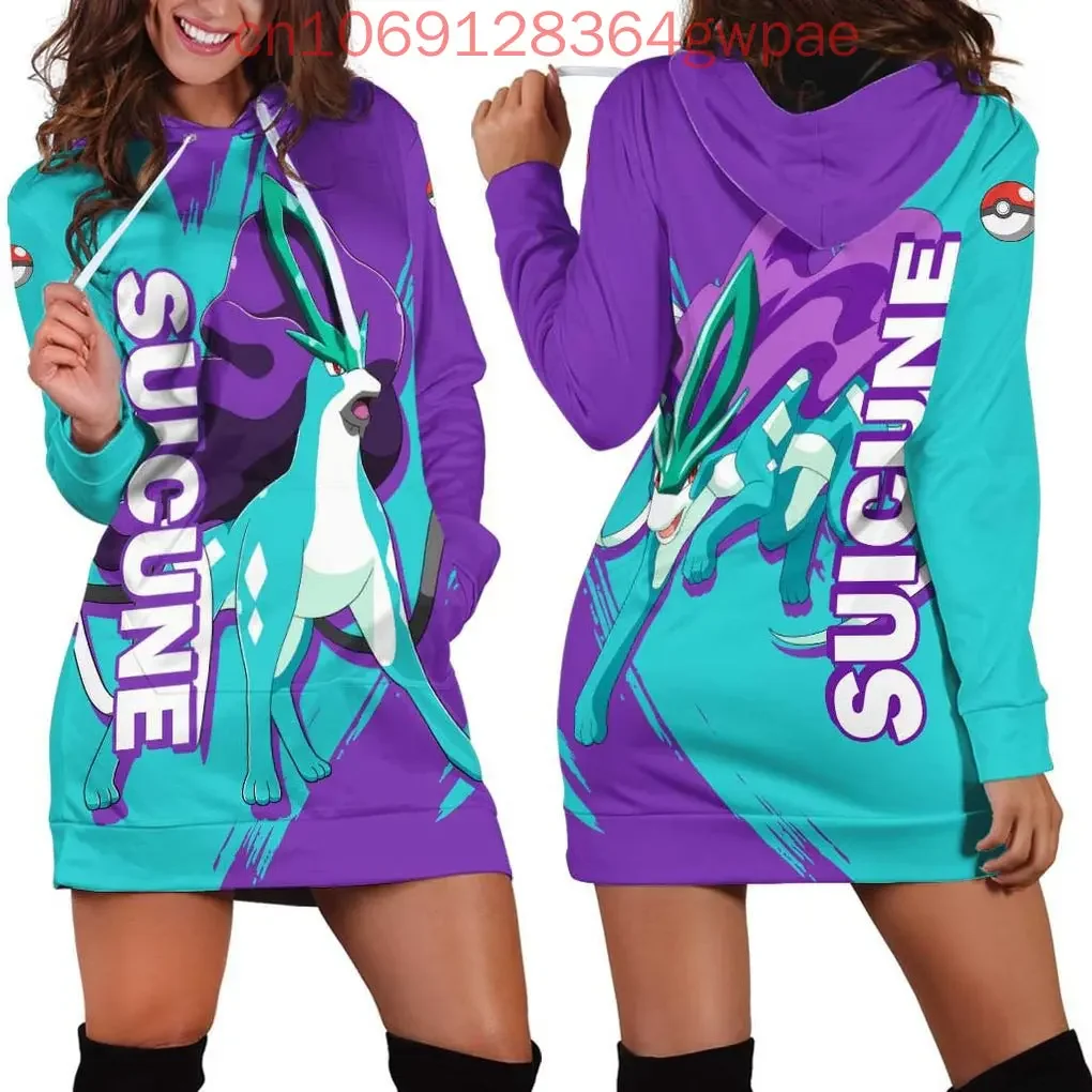 Женское платье с капюшоном Pokemon Suicune Zeraora, свитер, модное платье Пикачу PKM, платье-свитшот, женские толстовки с 3d принтом
Женское платье с капюшоном Pokemon Suicune Zeraora, свитер, модное платье Пикачу PKM, платье-свитшот, женские толстовки с 3d принтом