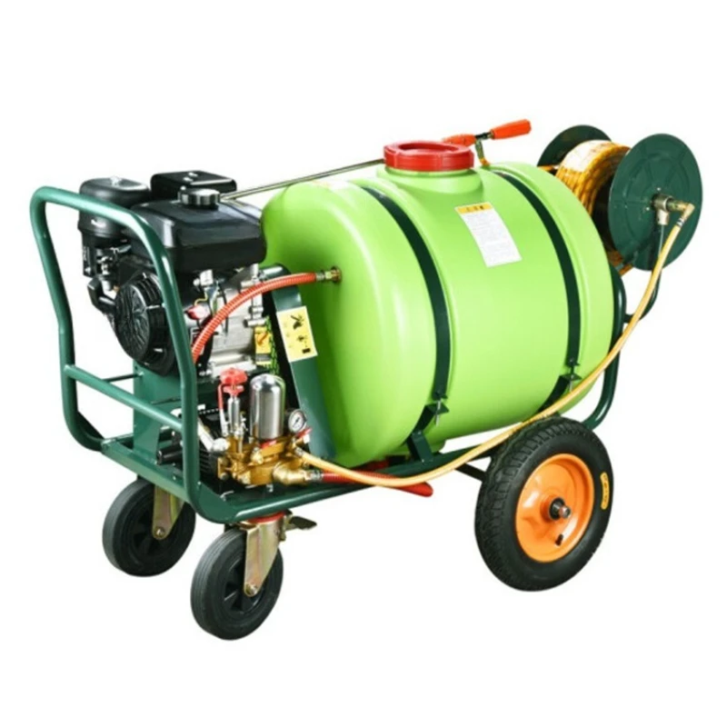 160 L remote pesticide sprayer electric disinfection watering agricultural trolley engine power sprayer
160 L remote pesticide sprayer electric disinfection watering agricultural trolley engine power sprayer