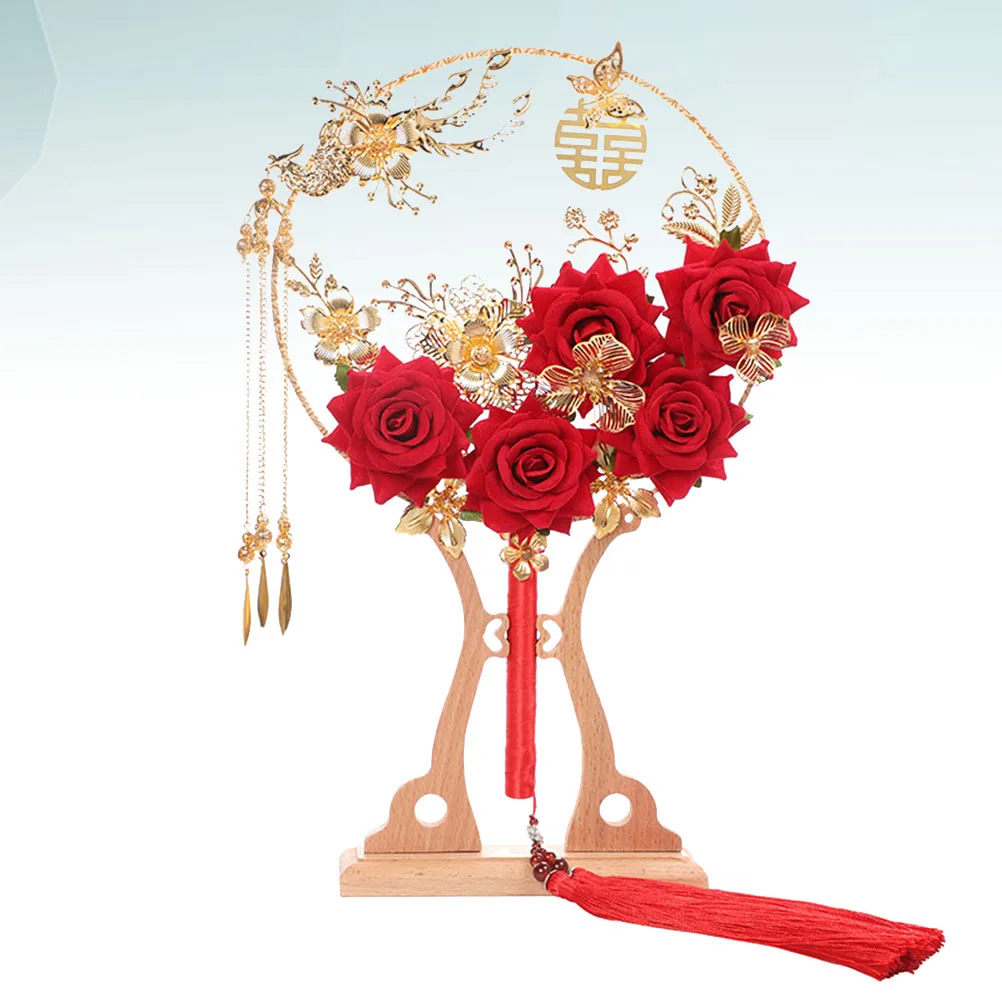 Vintage Style Rose Flower Alloy Hand Fan Round Delicate Floral Design with Tassel for Wedding Home Decoration Dancing Prom
Vintage Style Rose Flower Alloy Hand Fan Round Delicate Floral Design with Tassel for Wedding Home Decoration Dancing Prom