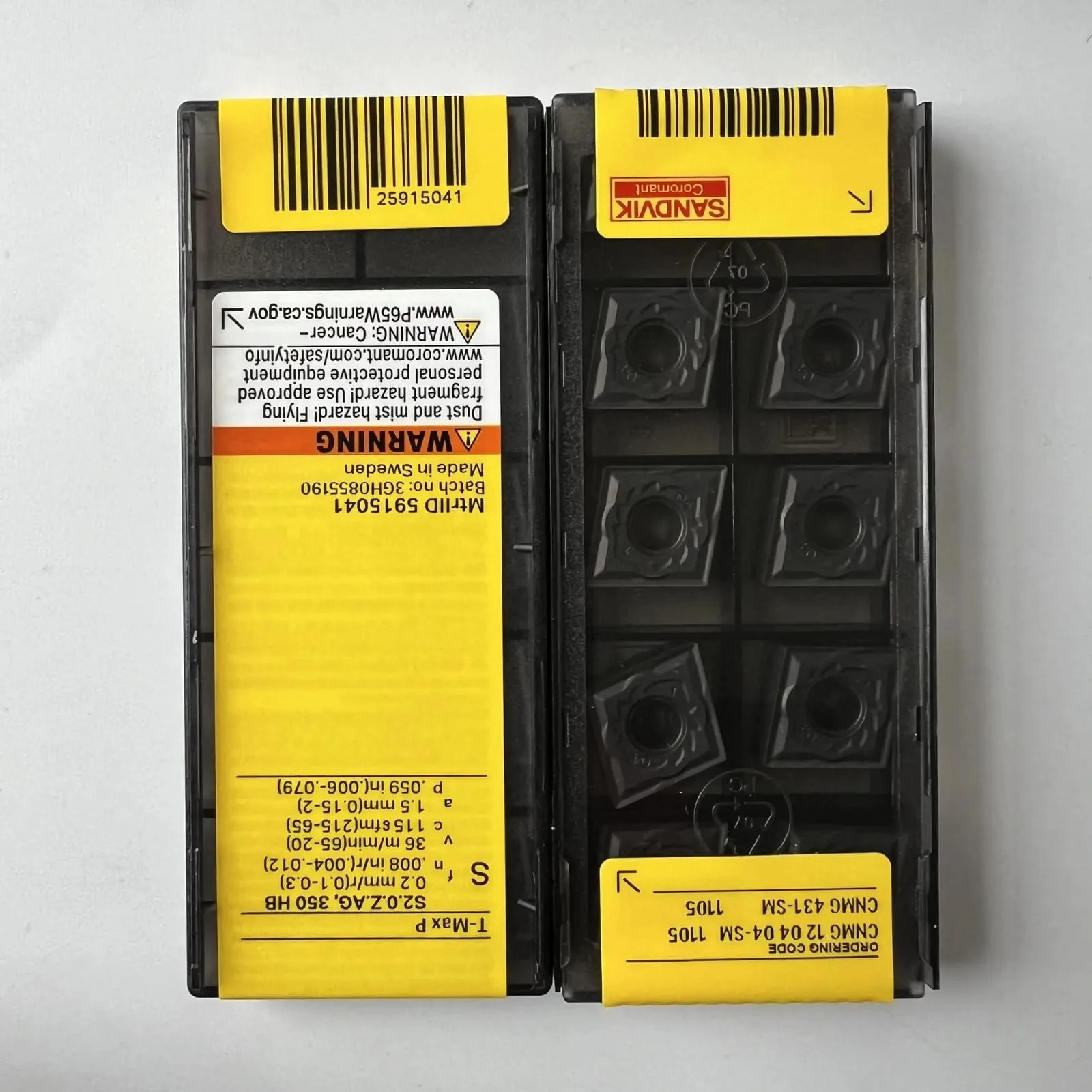 Оригинальный SANDVIK/CNMG120404-SM 1105/лезвие с ЧПУ из твердого сплава, 10 шт.
Оригинальный SANDVIK/CNMG120404-SM 1105/лезвие с ЧПУ из твердого сплава, 10 шт.