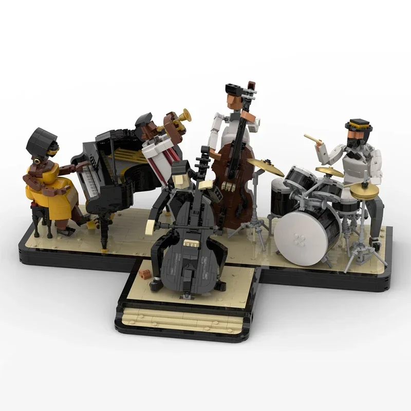 MOC Cellist and Jazz Singer Building Jazz Quintet Blocks Model Festival Gift Toy for Boy
MOC Cellist and Jazz Singer Building Jazz Quintet Blocks Model Festival Gift Toy for Boy