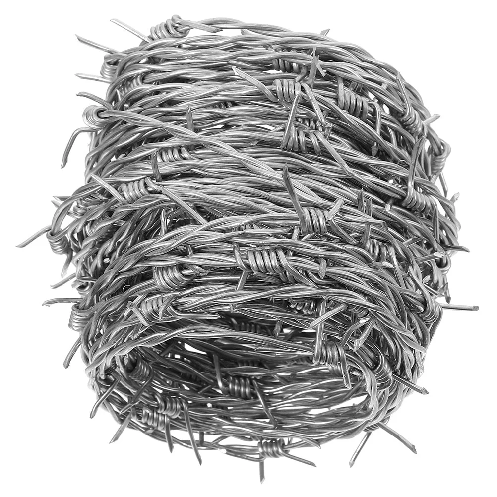 Barbed Wire Fence Iron Fencing Equipment Plant Protect 8 Cm Decorative Rusted Silver Steel
Barbed Wire Fence Iron Fencing Equipment Plant Protect 8 Cm Decorative Rusted Silver Steel