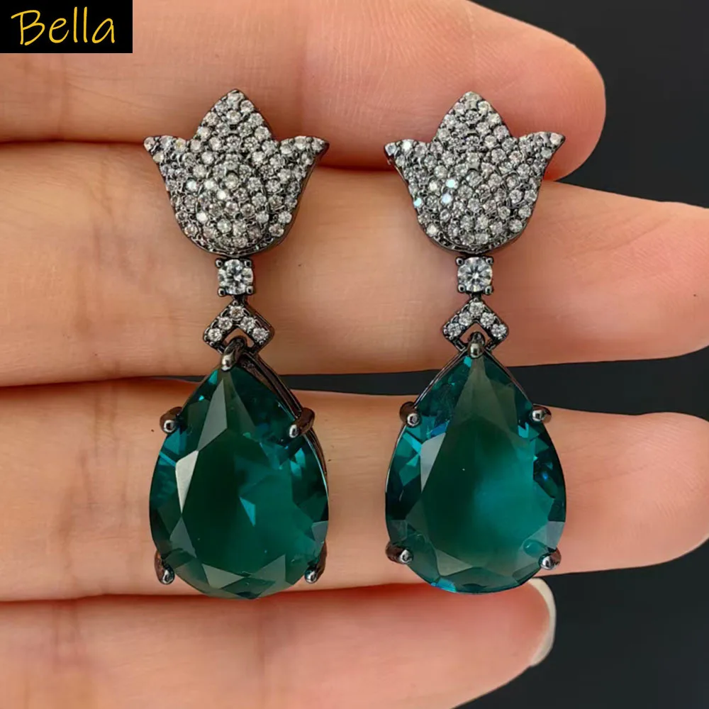 cubic zirconia flower and teardrop earrings for women sweet cute jewelry green pink purple dangling earrings gift
cubic zirconia flower and teardrop earrings for women sweet cute jewelry green pink purple dangling earrings gift