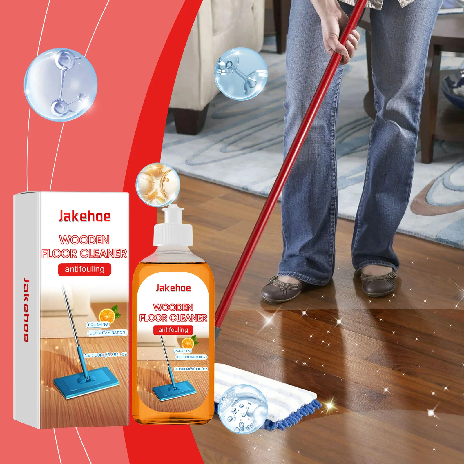 Orange Scented Wood Floor Cleaner, Multi-Surface Cleaning & Polishing, 100ml, Removes Stubborn Stains, Leaves No Residue
Orange Scented Wood Floor Cleaner, Multi-Surface Cleaning & Polishing, 100ml, Removes Stubborn Stains, Leaves No Residue