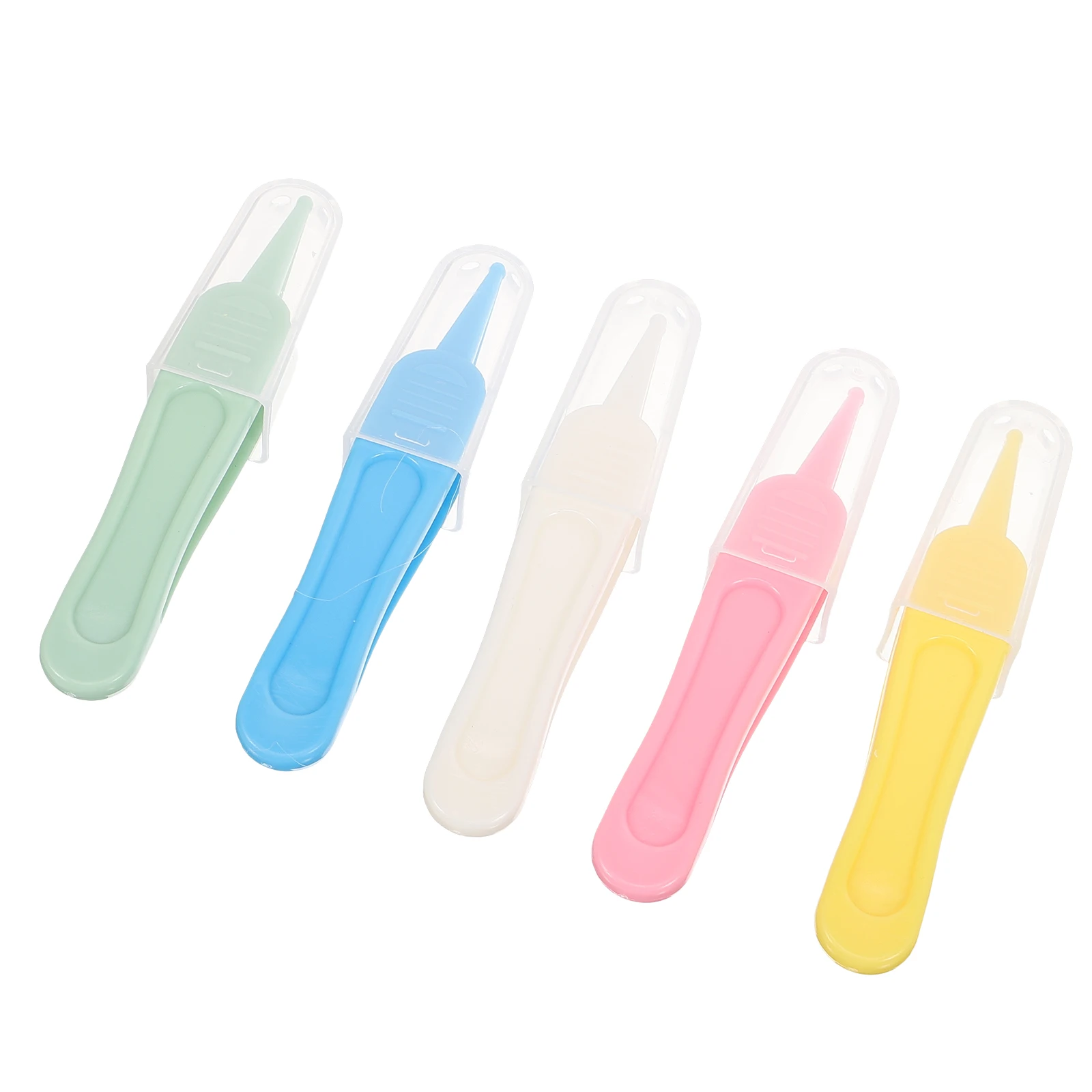 5Pcs Precision Tweezer Baby Nose Cleaner Booger Removal Nasal Cavity Massage Round Nose Ergonomic Handle Design Infant Care Tool
5Pcs Precision Tweezer Baby Nose Cleaner Booger Removal Nasal Cavity Massage Round Nose Ergonomic Handle Design Infant Care Tool