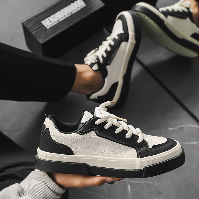 Men's Low Top Skate Shoe Causal Dress All-Weather Breathable Lightweight Non-Slip Sneakers Comfort Fit Walking Shoes for Male
Men's Low Top Skate Shoe Causal Dress All-Weather Breathable Lightweight Non-Slip Sneakers Comfort Fit Walking Shoes for Male