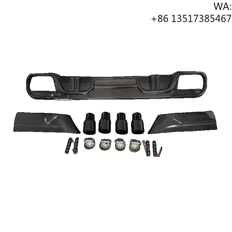 LD Type Carbon Fiber Rear Diffuser, 4 Exhaust Nozzles, and LED Brake Light Body Kit Suitable for BMW F96 X6M
LD Type Carbon Fiber Rear Diffuser, 4 Exhaust Nozzles, and LED Brake Light Body Kit Suitable for BMW F96 X6M