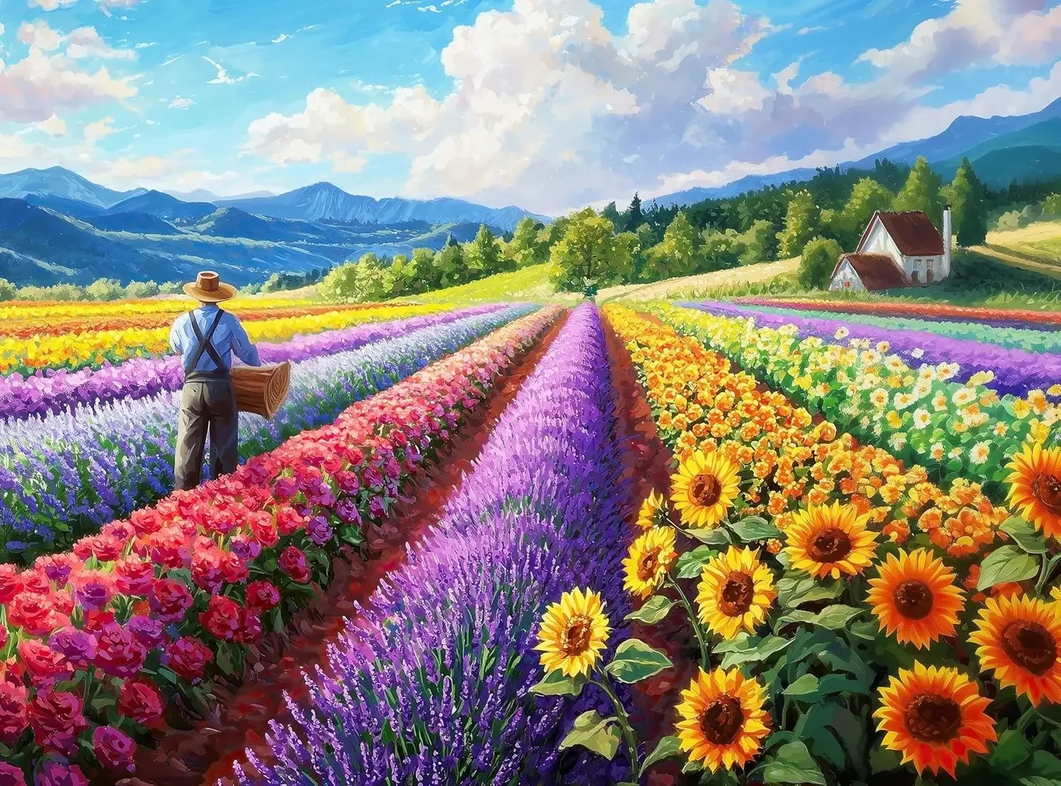Adults 300/500/1000 Pieces Wooden Jigsaw Puzzles Sunflowers and Colorful Floral Rows Landscape Puzzles Decompression Toys Gift
Adults 300/500/1000 Pieces Wooden Jigsaw Puzzles Sunflowers and Colorful Floral Rows Landscape Puzzles Decompression Toys Gift