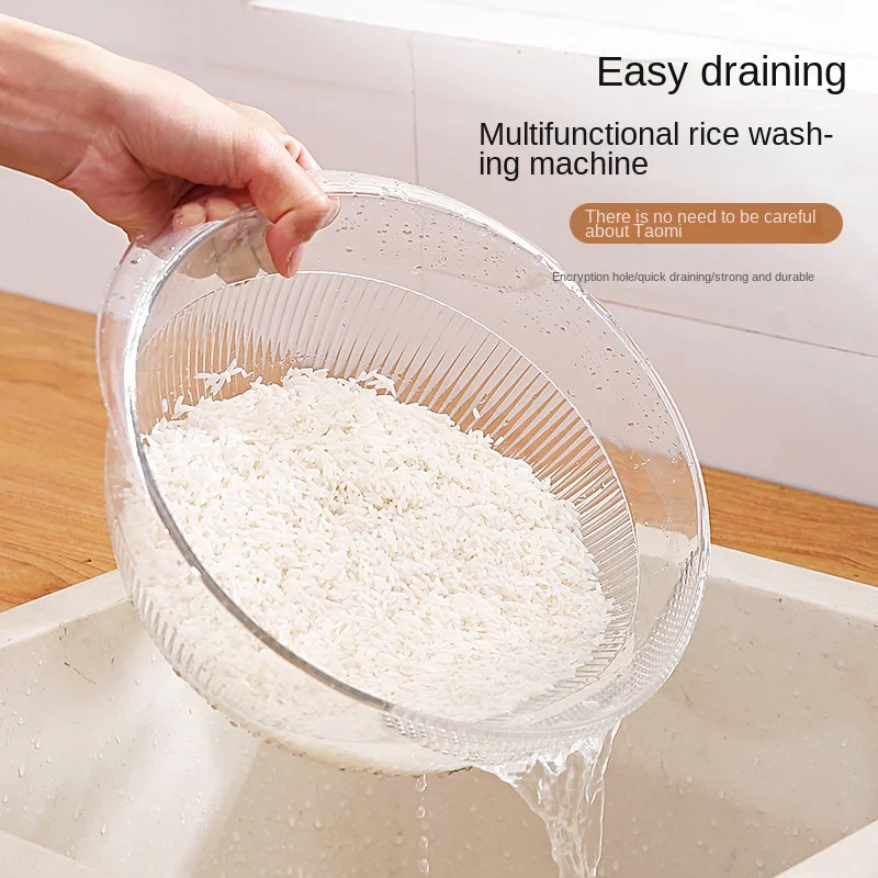 Basket Multifunctional Round Rice Washer Plastic Home Kitchen Rice Washing Sieve Multifunctional Fruit and Vegetable Pot
Basket Multifunctional Round Rice Washer Plastic Home Kitchen Rice Washing Sieve Multifunctional Fruit and Vegetable Pot