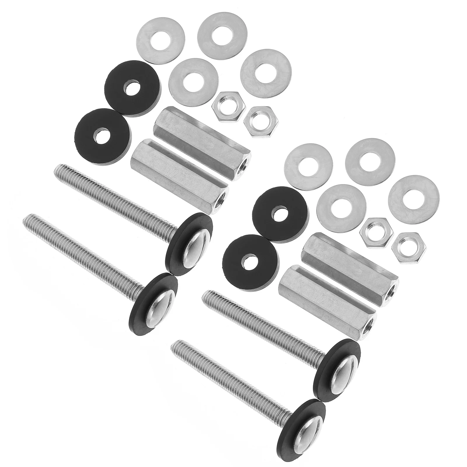 4Pcs Toilet Tank Bolt Nut Set High Strength Stainless Steel Fixing Bolts for Toilet Bowl Fastening Easy Install Hardware Kit
4Pcs Toilet Tank Bolt Nut Set High Strength Stainless Steel Fixing Bolts for Toilet Bowl Fastening Easy Install Hardware Kit