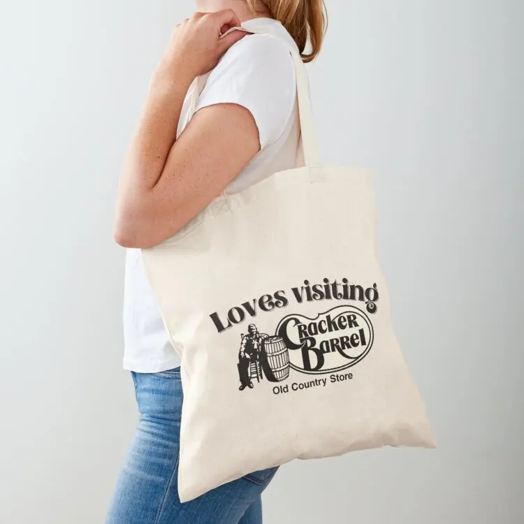 Loves visiting Cracker Barrel Tote Bag hand bag ladies eco bag folding hand bags tote canvas
Loves visiting Cracker Barrel Tote Bag hand bag ladies eco bag folding hand bags tote canvas