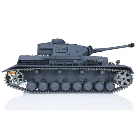 HENG LONG Toys 1/16 TK7.0 German Panzer IV F2 RTR RC Tank 3859 Metal Tracks Steel Motor BB Airsoft Smoke Boy TH17398-SMT4