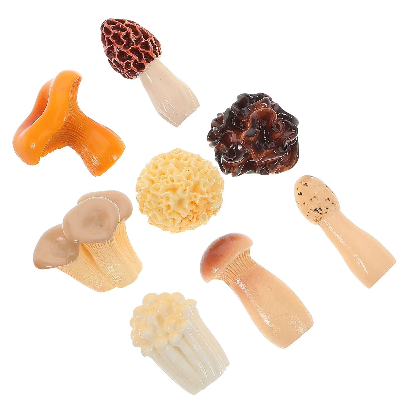 8 Pcs Simulated Vegetable Mushrooms Craft Mini Figurines Fake Resin Miniature Stuff
8 Pcs Simulated Vegetable Mushrooms Craft Mini Figurines Fake Resin Miniature Stuff