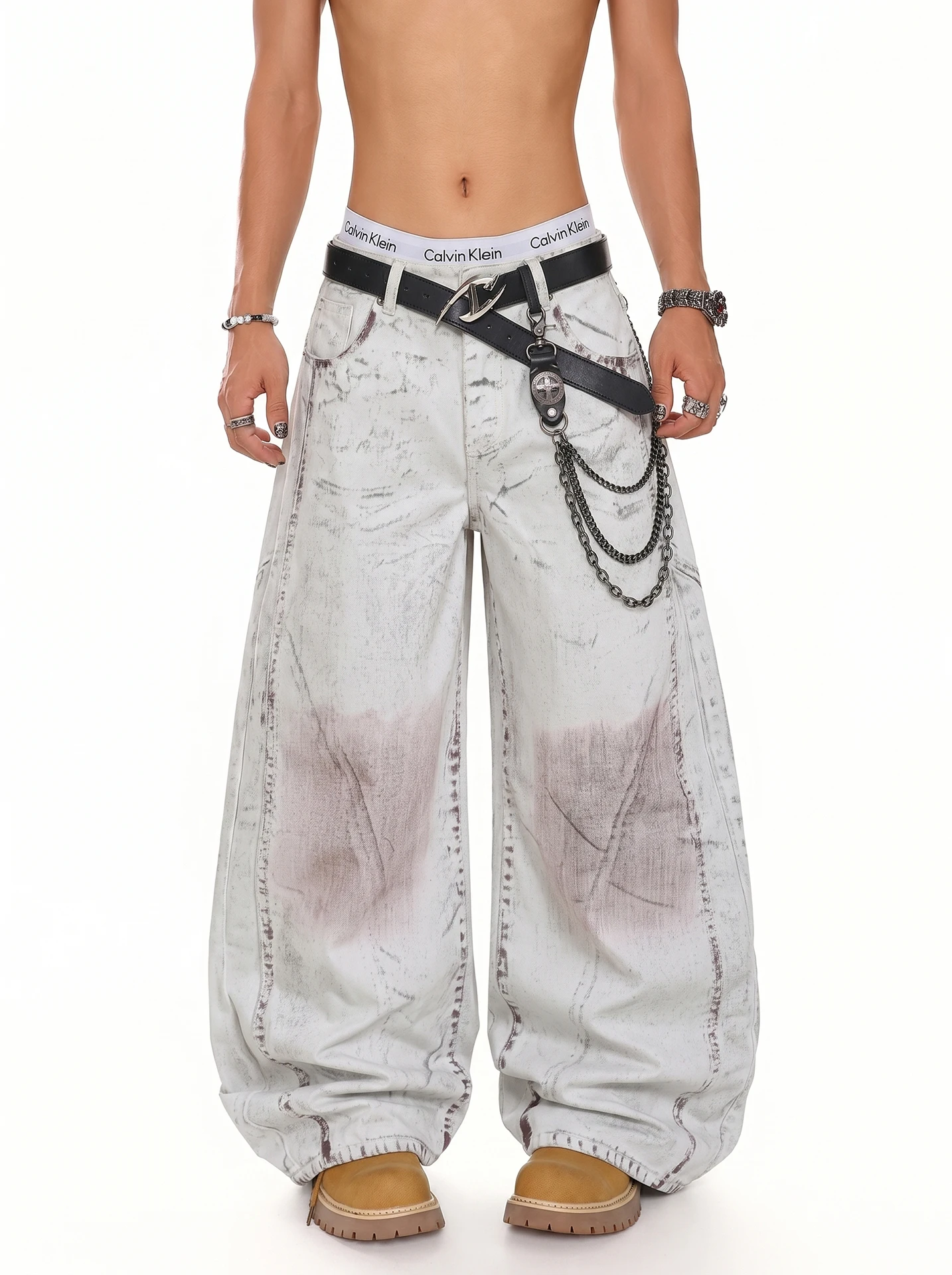 Retro Distressed American High Street Loose Wide Leg Jeans Men Summer Fashion Brand Tagkita mid Waist Dyed Washed out Jeans
Retro Distressed American High Street Loose Wide Leg Jeans Men Summer Fashion Brand Tagkita mid Waist Dyed Washed out Jeans