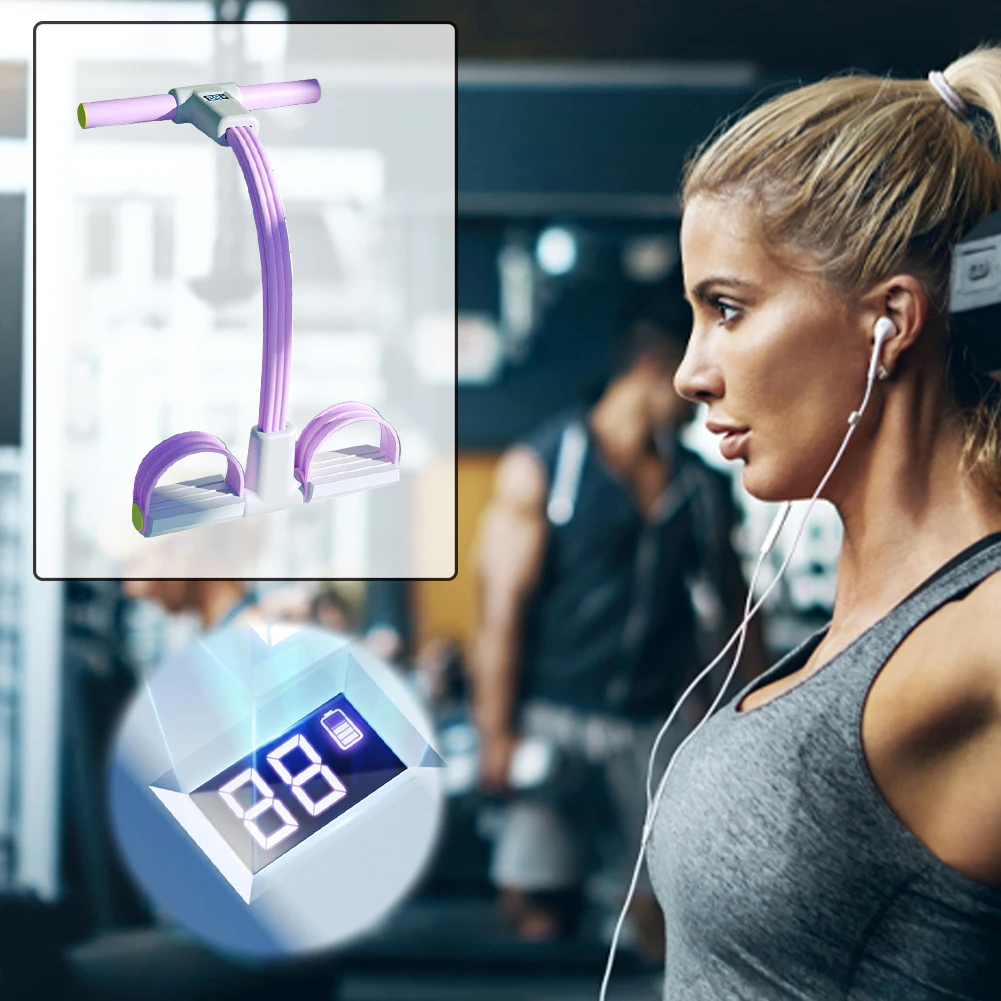 Multifunction Tension Rope 6 Tube Resistance Band Exercise Band with Handles Sit Up Exercise Equipment for Abdomen/Waist/Arm/Leg
Multifunction Tension Rope 6 Tube Resistance Band Exercise Band with Handles Sit Up Exercise Equipment for Abdomen/Waist/Arm/Leg