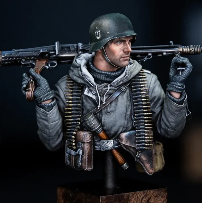 1/10 Bust Resin Soldier Model Kit Colorless Self Assembled A-2288
1/10 Bust Resin Soldier Model Kit Colorless Self Assembled A-2288
