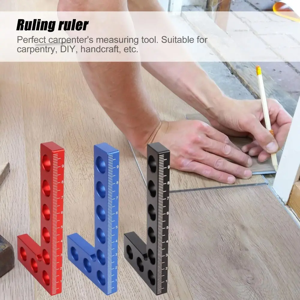 Aluminum Alloy L Square Ruler 90 Degree Metric Height Gauge Right Angle Ruler High Accuracy L-shaped Angle Precision Square
Aluminum Alloy L Square Ruler 90 Degree Metric Height Gauge Right Angle Ruler High Accuracy L-shaped Angle Precision Square