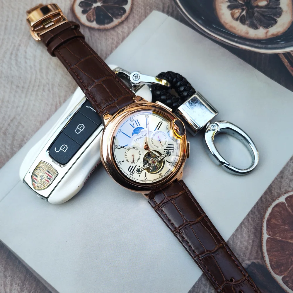 Tourbillon Watch Men Fashion Sport Automatic Mechanical Clock Waterproof Wristwatch Top Brand Luxury Business Watch Reloj Hombre
Tourbillon Watch Men Fashion Sport Automatic Mechanical Clock Waterproof Wristwatch Top Brand Luxury Business Watch Reloj Hombre