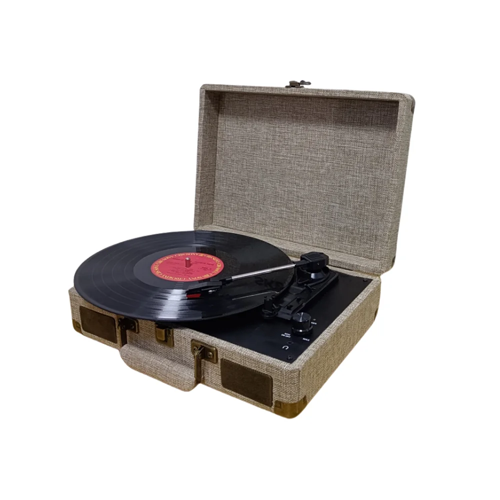 Best quality usb to PC recoding portable handle retro vinyl turntable record palyer with Bluetooth
Best quality usb to PC recoding portable handle retro vinyl turntable record palyer with Bluetooth